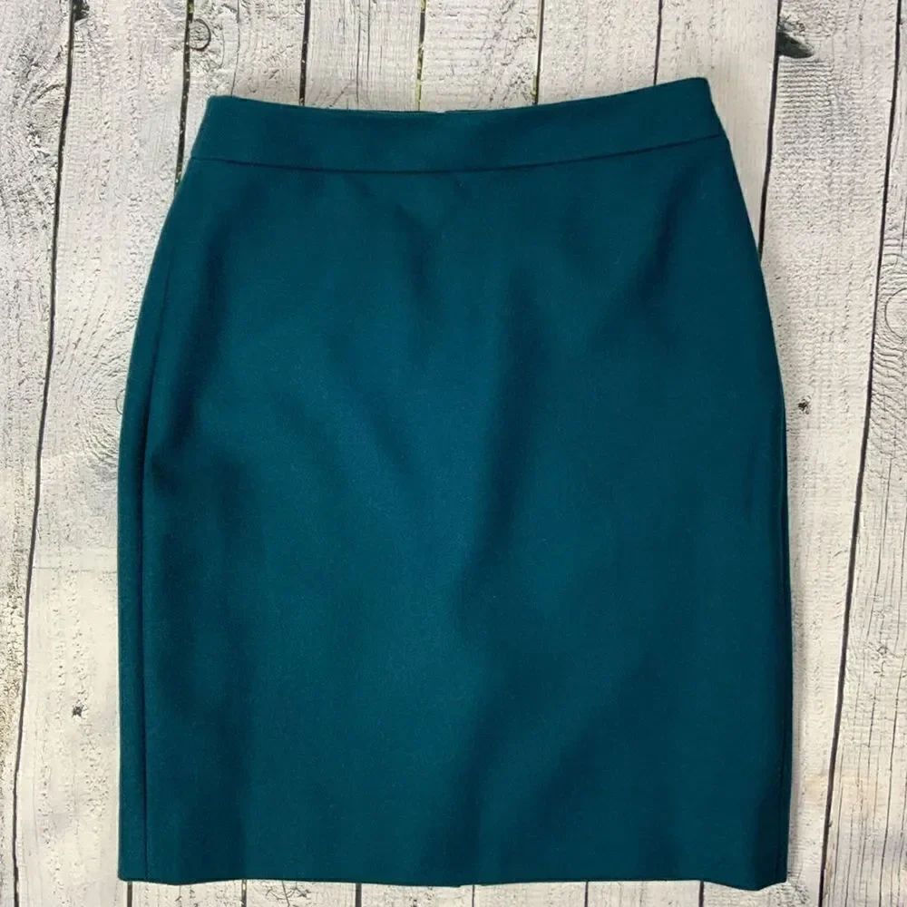J. CREW Wool Pencil Skirt